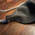 Thumbnail for Webbing end pinched into a W shape, with the cord tucked into the W and bar tacked. Super simple project, so much fun